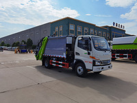 Camion à ordures compacteur JAC V3 Euro VI, châssis 6 mètres cubes