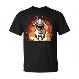 Camiseta Goat Explosion Chaos Goat Simulator para Adultos, Unisex, Manga Corta, Cuello Redondo, Impresión Digital, Promocional - Product Image 2