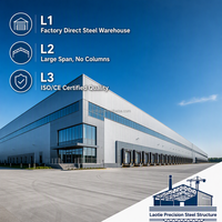 Almacén de Estructura de Acero Q355B, Taller Industrial Prefabricado, Almacenamiento, Estándar ASTM, Planos de Construcción Metálica de Alta Resistencia al Viento