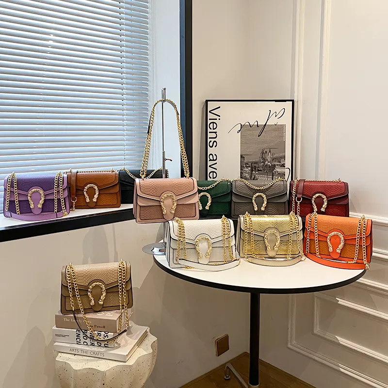 High quality ladies leather shoulder purses new luxury designer women handbags famous brands bags