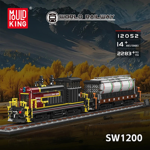 Mould King 12052 Technical Train Toys The SW1200 Diesel Locomotive Building <b>Block</b> RC Locomotive Model Brick Kid Christmas Gift - Product Image 2