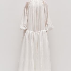 Vestido Largo Maxi Personalizado al por Mayor para Mujer, con Mangas Largas, Botones, Volantes y Dobladillo Asimétrico, para Fiestas y Eventos Nocturnos - Product Image 2