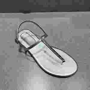 Women Clip Toe <b>Flat</b> Beach <b>Sandals</b> 2026 Summer Rhinestone One Strap Fashion Casual Vacation Walking Shoes - Product Image 1