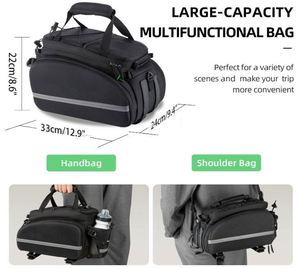 Échantillon Gratuit : Sacoche de Porte-Bagages Arrière pour Vélo 17L-45L, Sacoche Étanche pour Porte-Bagages Arrière de Vélo - Product Image 5