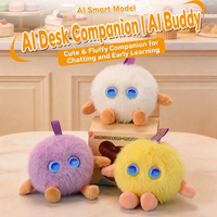Jouet en peluche intelligent en polyester avec bras et jambes, poupée porte-clés de 10 cm avec sangle de poignet pour les 2-14 ans