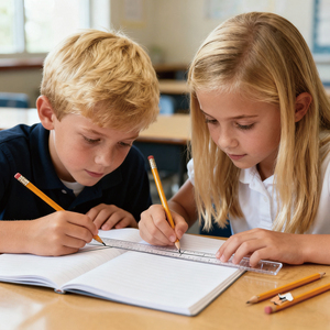 <span class=keywords><strong>Regla</strong></span> recta de plástico para estudiantes de 24 pulgadas, papelería de <span class=keywords><strong>60</strong></span> <span class=keywords><strong>cm</strong></span> para uso escolar - Product Image 6