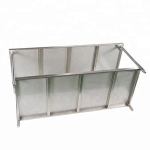 Bền thép không gỉ thương mại mở cơ sở bàn làm việc với 4 "backsplash - Product Image 4