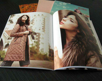 Magazines en papier fantaisie imprimés offset en Chine avec pelliculage brillant/mat, impression CMYK/couleur, échantillon rapide, prix compétitifs