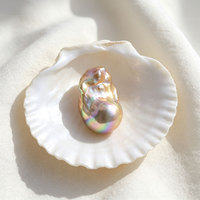Perles baroques d'eau douce naturelles de qualité AAAA, 15-23 mm+, blanches, multicolores, violettes, grandes, irrégulières, sans trou, pour la fabrication de bijoux