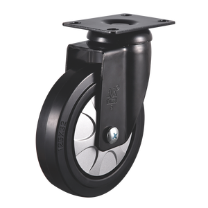 Rueda giratoria y rueda giratoria de hierro de goma VIMA 3 4 5 pulgadas 120kg 160kg Heavi Duti carrito de compras rueda de servicio mediano - Product Image 1