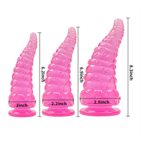 Vente en gros d'usine S/M/L Monster Dildo Gay Men Sex G Spot Dildo Dragon Silicone Butt Plug Fantasy Octopus Tentacle Dildo