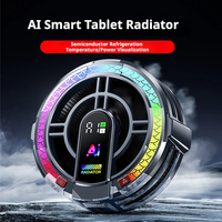 TH06 AI contrôle de la température RGB 3 vitesses réfrigération dissipateur de chaleur Backclip congélation magnétique tablette radiateur avec anneau lumineux