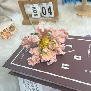 Decorazione Floreale Artificiale all'Uncinetto di Alta Qualità, Fiori di Mirto in Maglia - Product Image 3