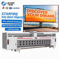 Imprimante numérique grand format LETOP Factory 3200MM à jet d'encre, traceur à rouleau avec tête Starfire 1024, machine pour bannières et grandes surfaces souples