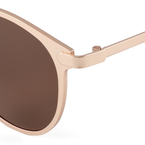 <b>Round</b> <b>Sunglasses</b> Full Rim Metal <b>Frame</b> Gradient Lenses 100% UV Protection Unisex Adult Sun Protection - Product Image 4