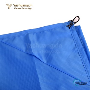 Lightweight Nylon <b>Sleeping</b> Bag Rectangular Outdoor Camping Breathable Adult Foldable Pocket <b>Blanket</b> Gray - Product Image 4