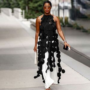 2023 automne vêtements pour femmes nouveau Sexy <span class=keywords><strong>dos</strong></span> <span class=keywords><strong>nu</strong></span> licou irrégulière coupe ajustée longue chemise - Product Image 6