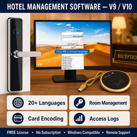 Sistema de Cerradura Electrónica Inteligente Antirrobo a Prueba de Agua para Hotel, de Acero Inoxidable, con Cerradura de Embutir 6068, Tarjeta Magnética Segura y Llave Mecánica