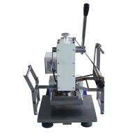 Machine de marquage à chaud de type mini TJ-18 pour bureau, avec machine de gaufrage haute pression pour papier/cuir/PVC