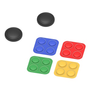 PlayVital 4 Coques de boutons directionnels ABXY en silicone colorés et 2 capuchons de joystick pour Nintendo Switch 2 Joy-Con - Product Image 2