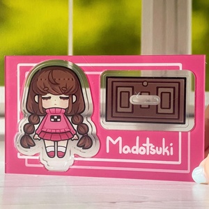 Support en acrylique OEM ODM Yume Nikki Chibi, impression double face, 3 pièces - Product Image 1