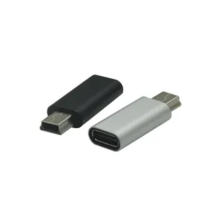 USB C Để Mini USB 2.0 Adapter Loại C Nữ Để Mini USB Nam Chuyển Đổi Kết Nối Cho GoPro Máy Nghe Nhạc Mp3 Dash Cam Máy Ảnh Kỹ Thuật Số GPS