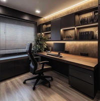 Aisdecor - Mobilier de bureau haut de gamme au design moderne personnalisé pour PDG, directeurs et cadres - Étagères de séparation et armoires murales