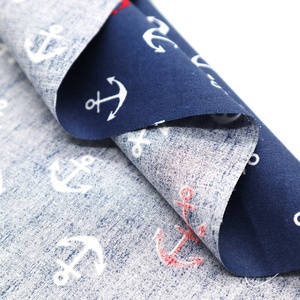 <span class=keywords><strong>Tissu</strong></span> en sergé 100% coton imprimé à grille respirant et doux pour la fabrication de draps de <span class=keywords><strong>lit</strong></span>, de robes et de masques faciaux - Product Image 4
