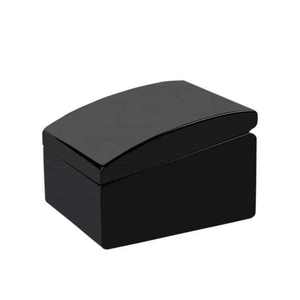 Custom Logo Eco-Friendly High Gloss <b>Black</b> Automatic Watch Winder Single Wooden Rectangle <b>Gift</b> <b>Box</b> DS Brand for Watch Storage - Product Image 3