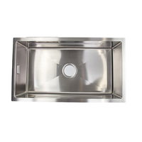 Évier de cuisine Smart 304 en acier inoxydable noir avec cascade et lave-gobelet multifonction