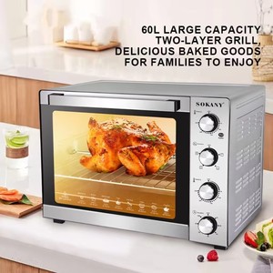 Hornos de encimera personalizados de 1900W, hornos inteligentes de 60l de capacidad, electrodomésticos pequeños, <span class=keywords><strong>horno</strong></span> de <span class=keywords><strong>60</strong></span> <span class=keywords><strong>litros</strong></span> - Product Image 4