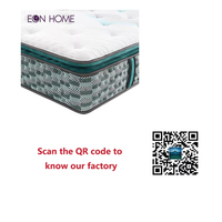 Matelas à ressorts de poche pour hôtel moderne, taille king queen, matelas à ressorts en mousse à mémoire de forme, dans une boîte