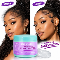 Gel Coiffant Fixation Extra Forte Marque Privée – Effet Lissant Sans Résidus, Non Gras – Cire Coiffante pour Cheveux Naturels, Tresses et Locks