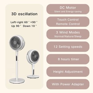 8-Inch 3D Oscillation Air Circulator <b>Fan</b> Remote Control Circulation <b>Stand</b> Air Cooling <b>Fan</b> Fjd20-23ar Air Cooling <b>Fan</b> Fjd20-23ar - Product Image 5