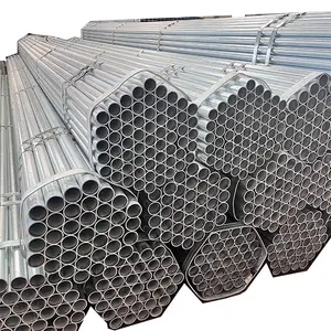BS Hot Dip Galvanized Round Welded Steel Iron Pipe Carbon Tube