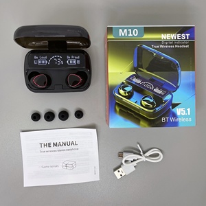 Auricolari Wireless In-Ear Sportivi Stereo Audifonos <span class=keywords><strong>M10</strong></span> 2026 per Dropshipping con Mini Touch Bass 5.1 Superiore a M28 M32 - Product Image 4