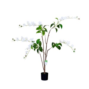 Planta Artificial <span class=keywords><strong>en</strong></span> <span class=keywords><strong>Maceta</strong></span> de Plástico, Adorno de Jardín para Decoración del Hogar, Oficina y Jardín, Decoración del Hogar, Plantas Artificiales - Product Image 5