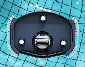 Nettoyeur de <span class=keywords><strong>piscine</strong></span> et de spa <span class=keywords><strong>automatique</strong></span> rechargeable à haute efficacité avec un grand filtre à débris, un manche télescopique et deux niveaux de puissance d'aspiration - Product Image 4