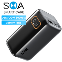Banco de Energía Inalámbrico Magnético de 10000 mAh con Diseño Personalizado y Logotipo, Carga Rápida PD45W Tipo C, Venta al Por Mayor