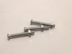 Écrous ovales à tête angulaire en acier zingué, à empreinte cruciforme, durables et anticorrosion - Product Image 5
