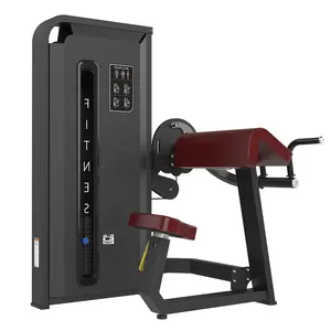 Trisep bisep Curl mesin palu peralatan Gym komersial mesin pilihan beban Pin JLC-HM03S kekuatan Klub