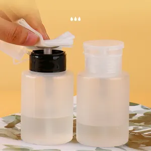 Removedor de maquiagem de 60ml e 150ml, garrafa vazia para água, ferramentas para arte em unhas, removedor de esmalte