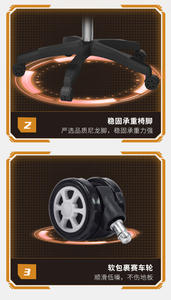 <span class=keywords><strong>Silla</strong></span> <span class=keywords><strong>Gamer</strong></span> Ergonómica Tipo Escorpión Razer para Hombre con Mesa y Set de Escritorio para Oficina Sillas para Jugador con RGB para PC - Product Image 6