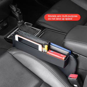 جديد وصول متعددة الوظائف المحمولة سيارة مقعد الفجوة صندوق تخزين العمل أكل صينية مائدة - Product Image 6