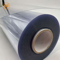 Rollo de lámina de PVC de plástico transparente rígido de 1,5mm, rollo de blíster de PVC imprimible, plantilla para ropa