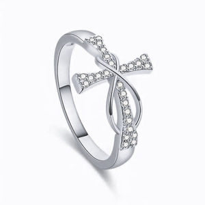 Anello con Design Infinito Mobius, Anello Semplice da Donna - Product Image 5