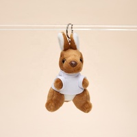 Porte-clés personnalisé en gros avec logo OEM, petit porte-clés Koala Kangourou, cadeau promotionnel pour la promotion de la marque, souvenir pour les touristes des zoos