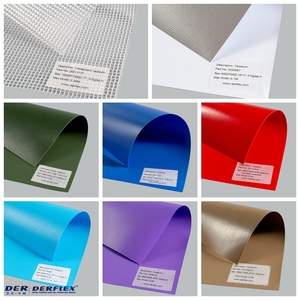 Tissu stratifié par fonte chaude de PVC de bâche de PVC pour le mien et le <span class=keywords><strong>tunnel</strong></span> - Product Image 4