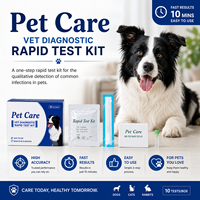 Kit de test rapide réutilisable certifié CE pour chiens et chats, diagnostic vétérinaire CDV CPV