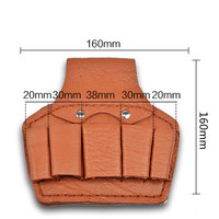 Professionnel robuste 100% véritable cuir tanné ceinture à outils qualité qualité électricien taille outil ceinture pochette